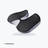 Coussin ergonomique noir et gris pour voiture Orthoptimal