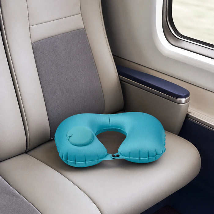 Coussin cervical gonflable de voyage