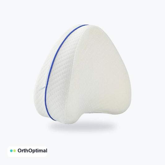 Coussin ergonomique blanc entre les genoux Orthoptimal