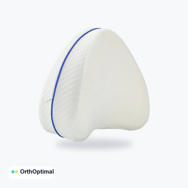 Coussin ergonomique blanc entre les genoux Orthoptimal