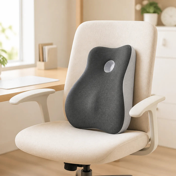 Coussin lombaire ergonomique pour dossier