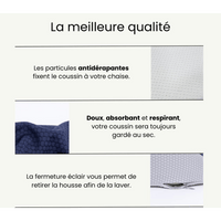 Coussin Orthopédique Fessier - Soulagement immédiat du mal de dos