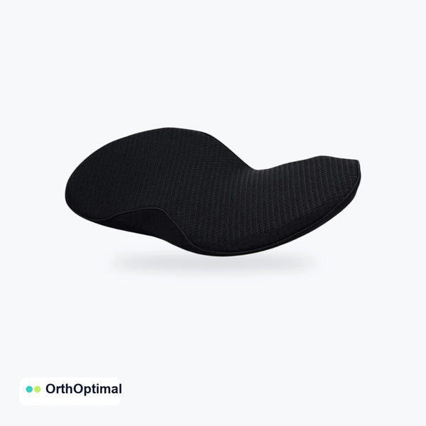 Coussin rehausseur ergonomique noir pour siège auto Orthoptimal